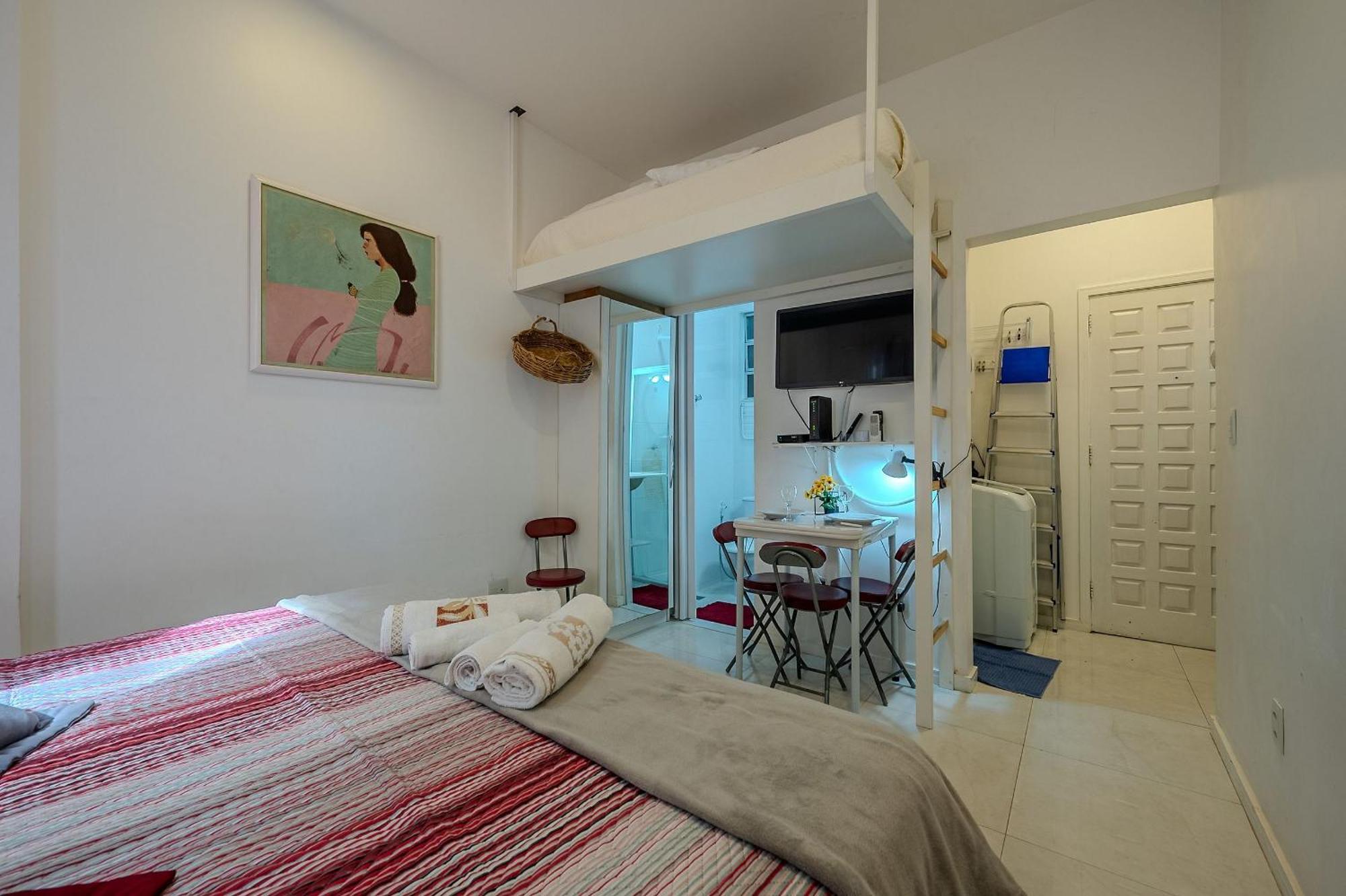 Studio Na Quadra Da Praia De Copacabana Rio de Janeiro Kültér fotó